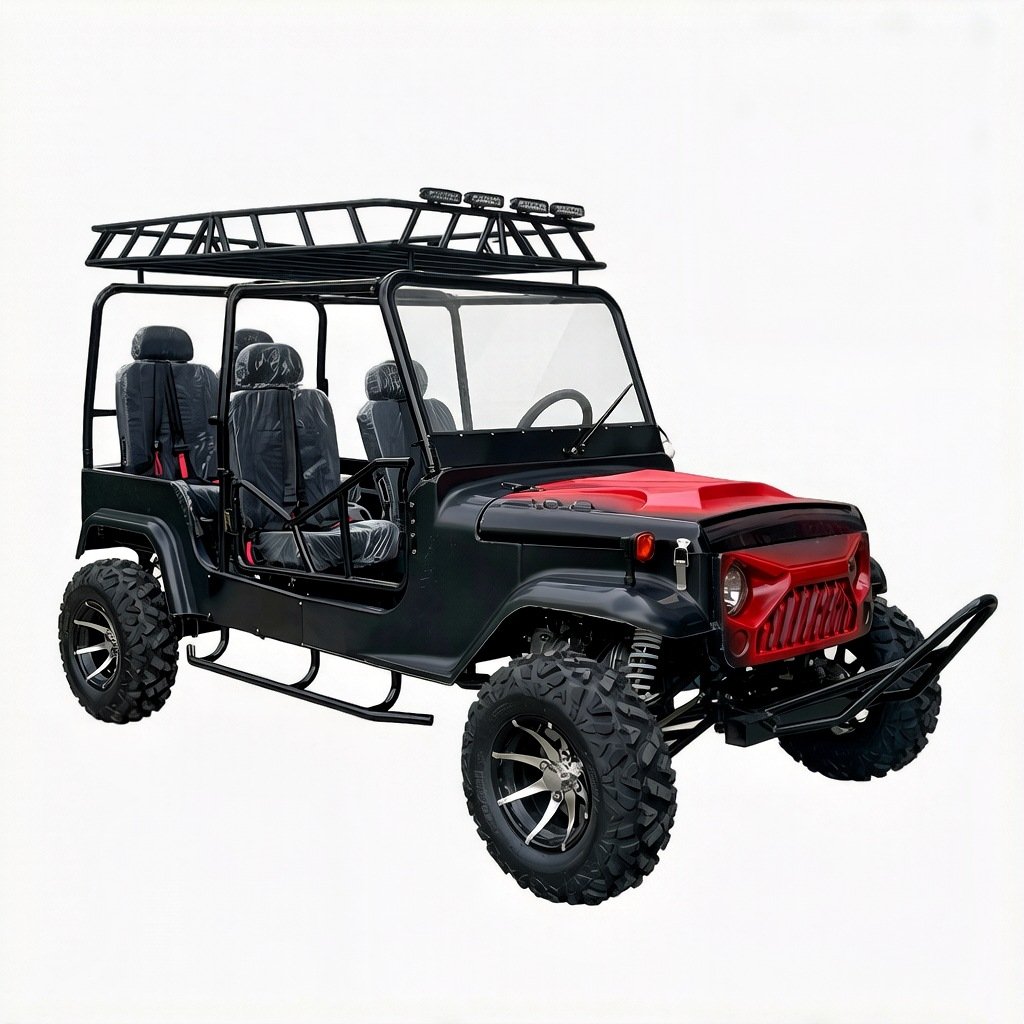 300cc gas jeep wholesale 4 seat off-road vehicle for resorts and tour operators